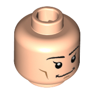Lego hlava, tělová světlá (6210155)